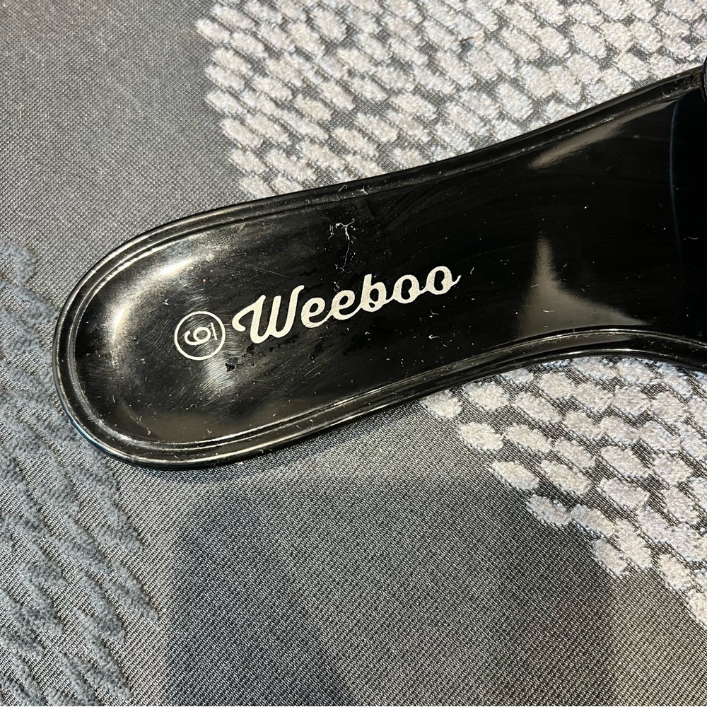 Weeboo Black Bubble Sandals - Picture 3 of 5